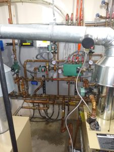 New pipes for a recently installed boiler