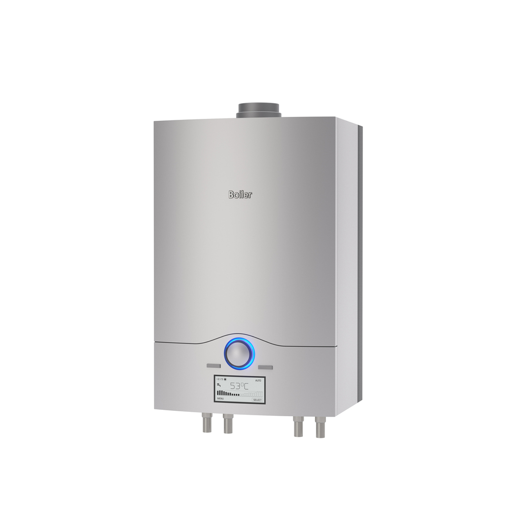 isolated image of a boiler